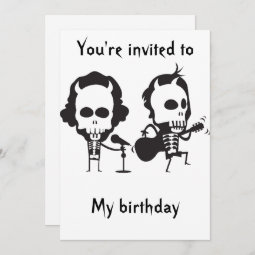 AC/DC birthday Invitation | Zazzle