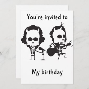 AC/DC birthday Invitation | Zazzle