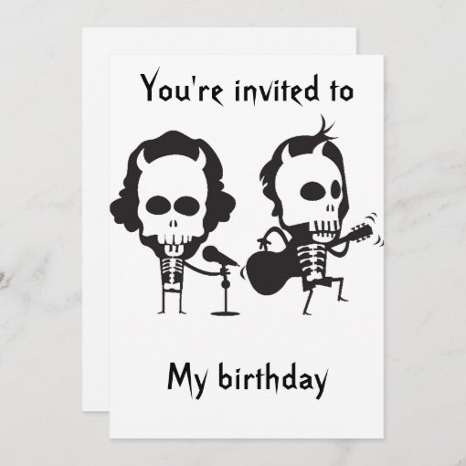AC/DC birthday Invitation | Zazzle
