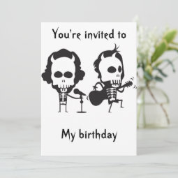 AC/DC birthday Invitation | Zazzle
