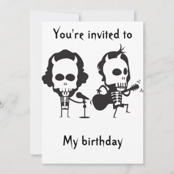 AC/DC birthday Invitation | Zazzle