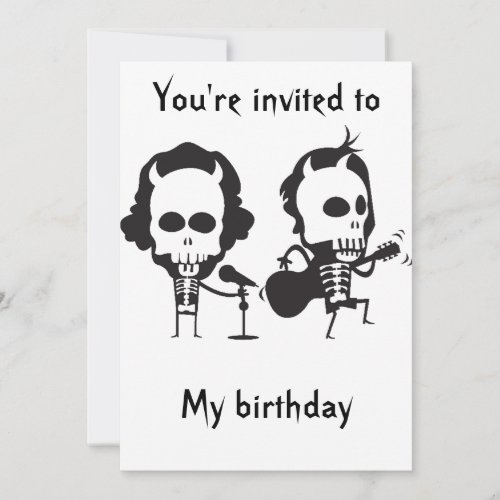 ACDC birthday Invitation