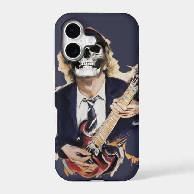 AC/DC SKULL IPHONE CASE (Back)