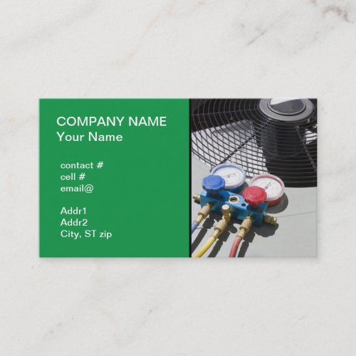 AC maintenance Business Card