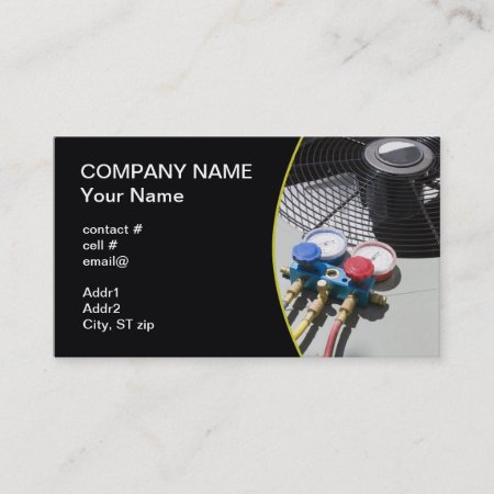 Ac Maintenance Business Card