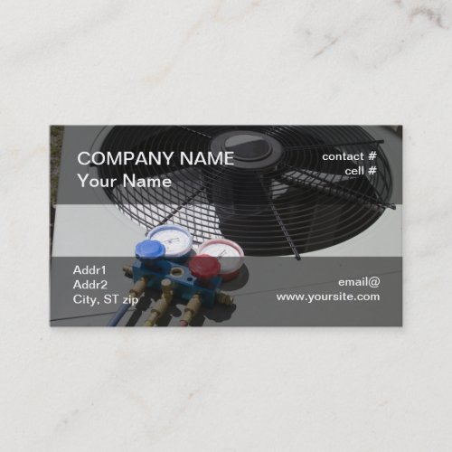 AC maintenance Business Card