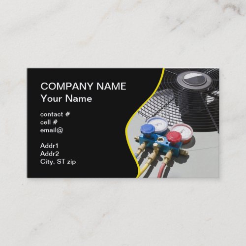 AC maintenance Business Card