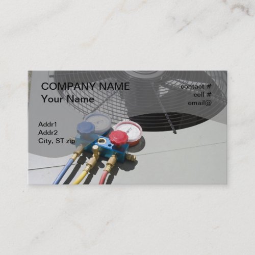 AC maintenance Business Card