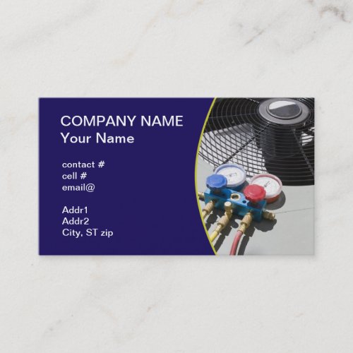 AC maintenance Business Card