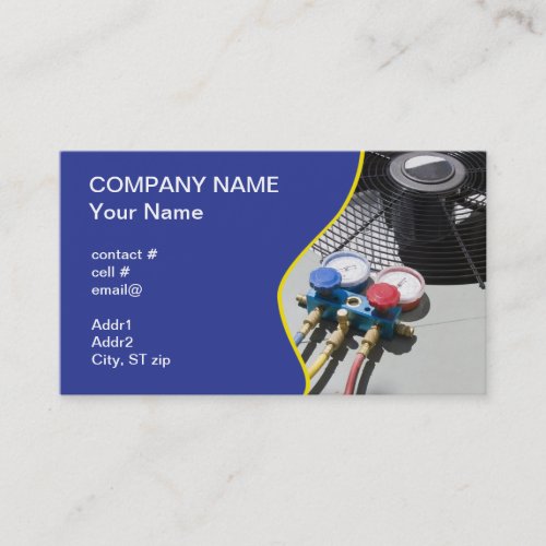 AC maintenance Business Card