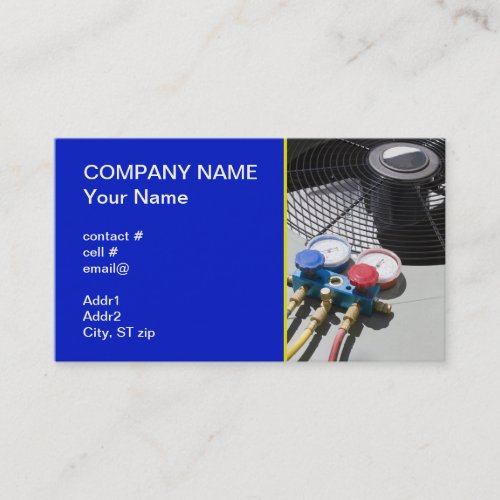 AC maintenance Business Card