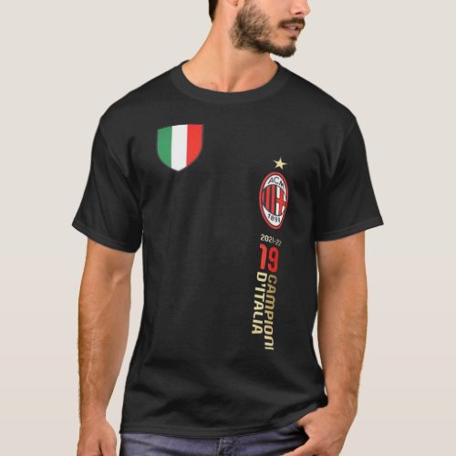 Ac Milan Champions 2022 19 Scudito     T_Shirt
