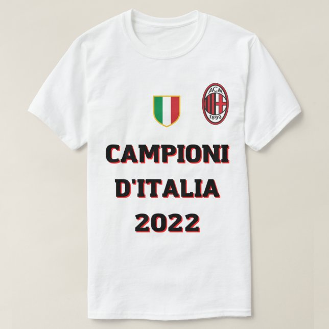 ac Milan champions 2022    T-Shirt (Design Front)