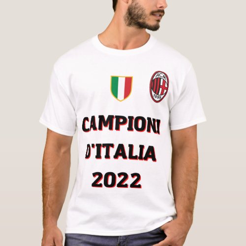 ac Milan champions 2022    T_Shirt