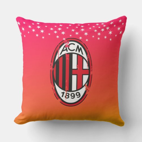AC Milan star Throw Pillow