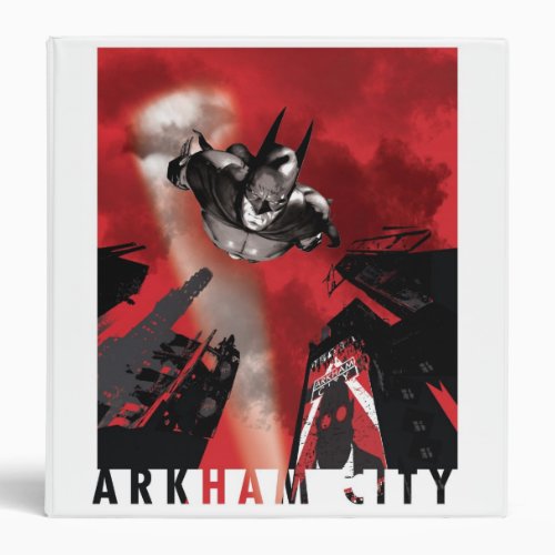 AC Poster _ Batman flying 3 Ring Binder