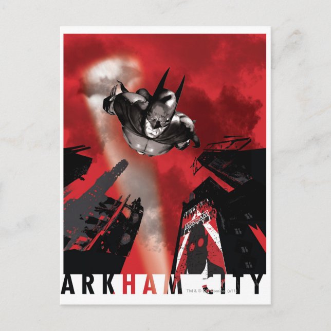 AC Poster - Batman flying Postcard (Front)