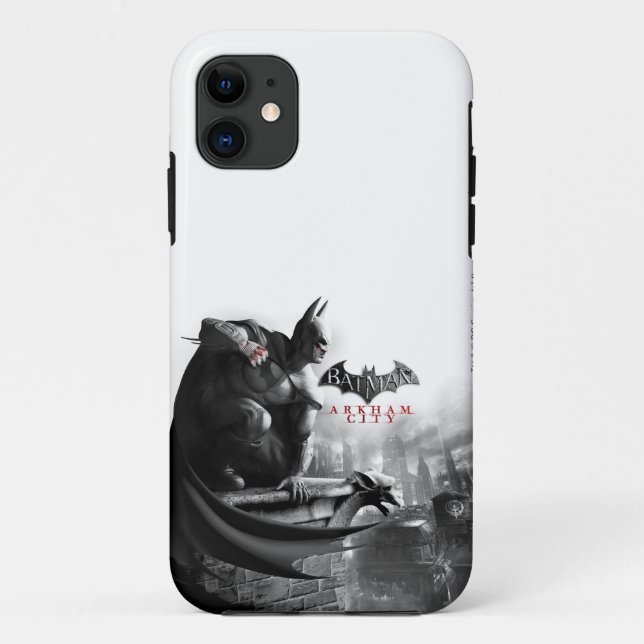 AC Poster - Batman Gargoyle Ledge Case-Mate iPhone Case (Back)