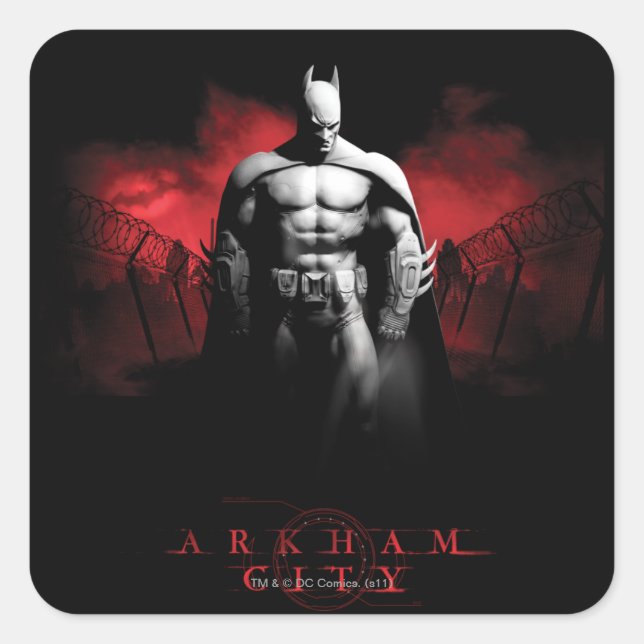 AC Poster - You're Not Safe Here Square Sticker (Front)