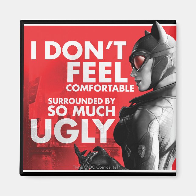 AC Propaganda - Catwoman Uncomfortable Magnet (Front)