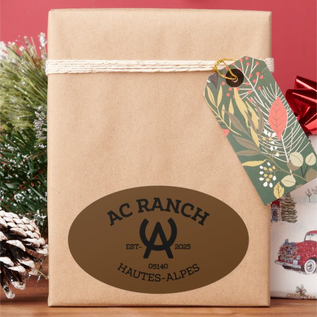 AC RANCH STICKERS (Holiday)
