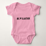 Ac Slater Acdc Baby Bodysuit at Zazzle
