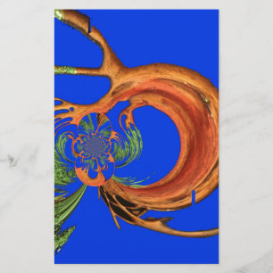 Acacia Circle Art Print Stationery