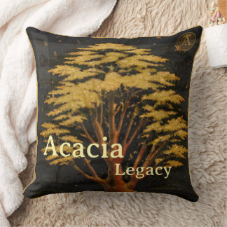 Acacia Legacy™ Gold Leaf | Collector Mara Kenya Throw Pillow