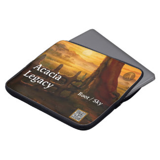 Acacia Legacy™: Great Rift Morning | Root-Sky Mara Laptop Sleeve