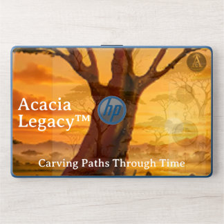 Acacia Legacy™: Great Rift Sunrise | Carving Paths HP Laptop Skin