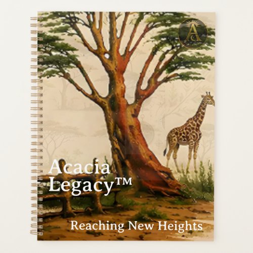 Acacia Legacy™: Minimal | Kenyan Mara Giraffe Safa Planner