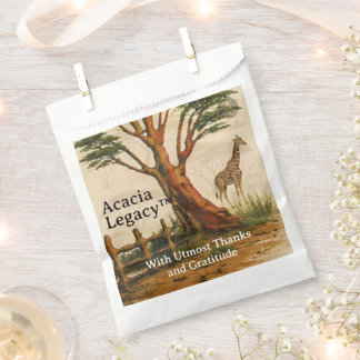 Acacia Legacy™: Thanks You | Personalized African Favor Bag