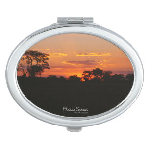Acacia Sunset Compact Mirror