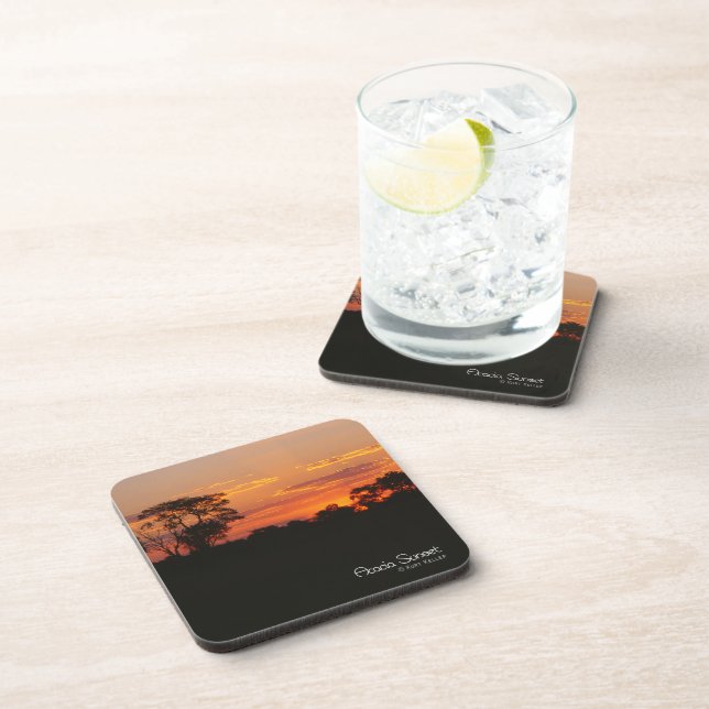 Acacia Sunset Drink Coaster (Right Side)