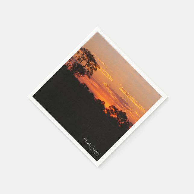 Acacia Sunset Napkins (Corner)