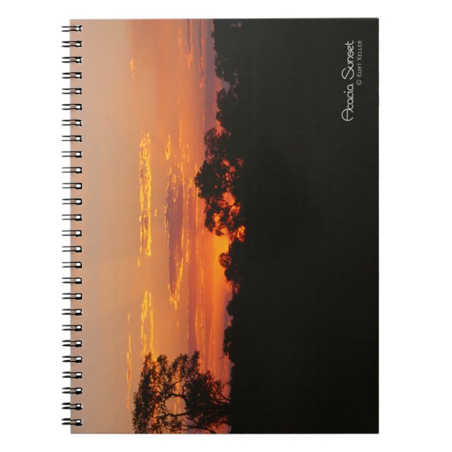 Acacia Sunset Notebook (Front)