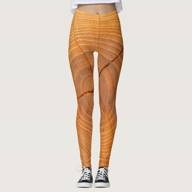 Acacia Tree Cross Section Leggings (Front)
