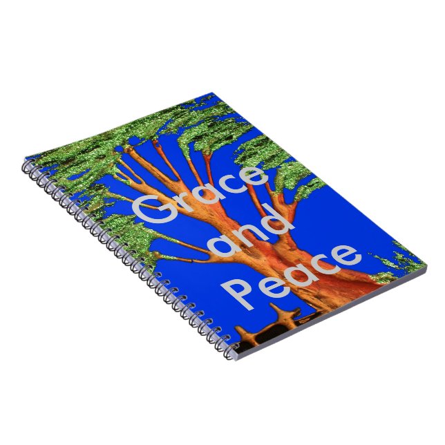 Acacia Tree: Grace and Peace  Notebook (Right Side)