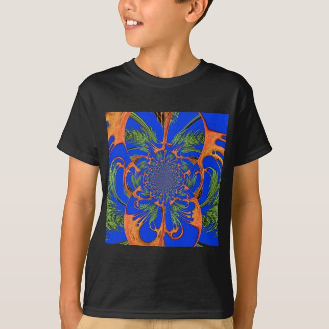 Acacia Tree Kaleidoscope Art Print T-Shirt (Front)