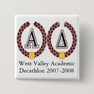 acadec2, West Valley Academic Decathlon 2007-2008 Button