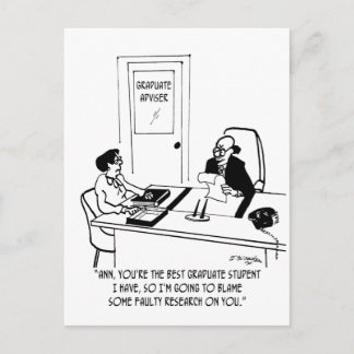 Academia Cartoon 6261 Postcard