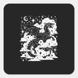 Academia Fantasy Book Lover Bookish Goblincore Square Sticker