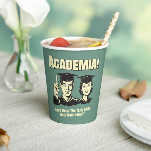 Academia Tasty Nuts From Hawaii Paper Cups