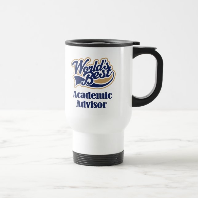 Academic Advisor Gift Travel Mug (Right)