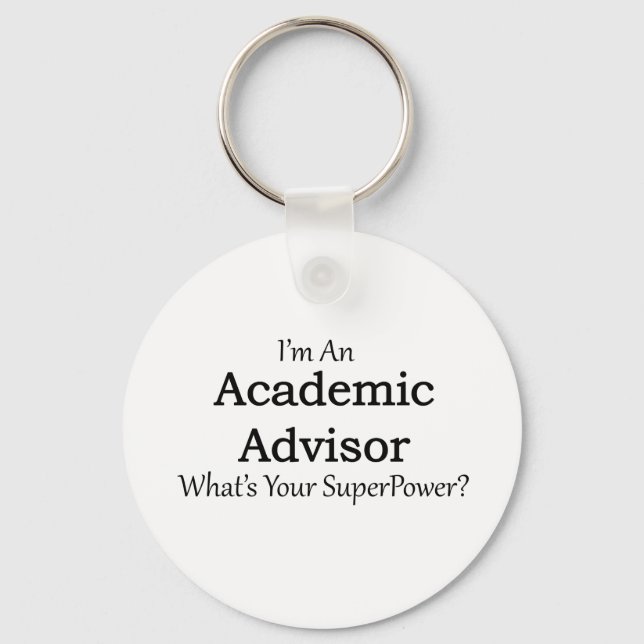 Academic Advisor Keychain (Front)