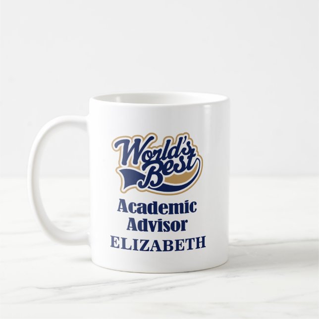 Academic Advisor Personalized Mug Gift (Left)
