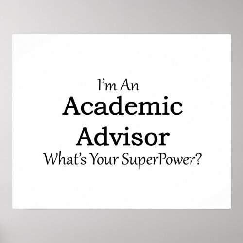 Academic Advisor Poster