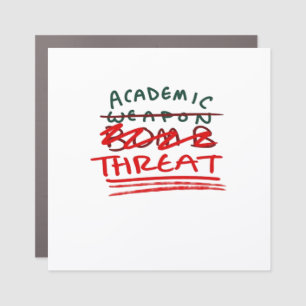 Academic Bomb Classic Car Magnet