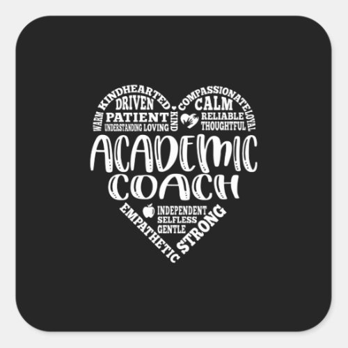 Academic coach Instructional coach Square Sticker