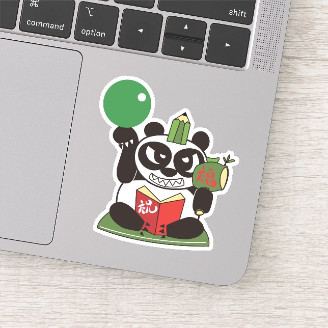 Academic Panda God Sticker (Detail)